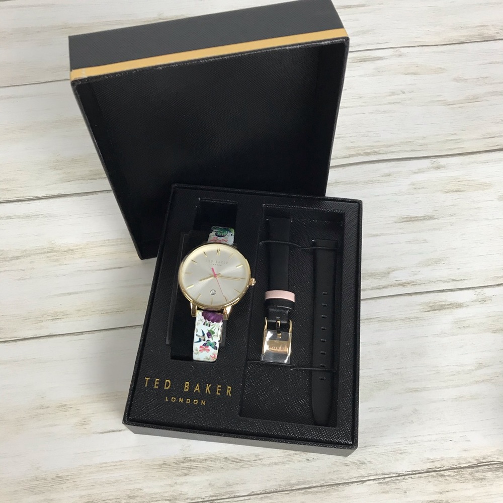 Ted Baker London Women's 2 in 1 Leather Strap Watch. - Picture 5 of 8